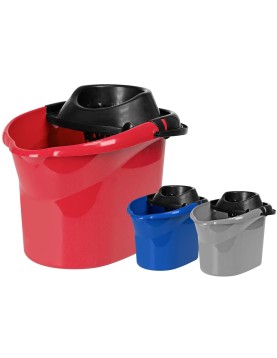 Κουβάς Σφουγγαρίσματος με Στίφτη 15lt Homie 101404