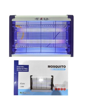 Εντομοπαγίδα 2 Λάμπες LED 38x24x5cm Homie 101571