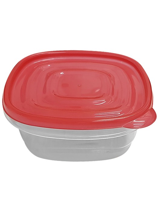 Δοχείο Τροφίμων Πλαστικό Κόκκινο 1l 18x16x7,5cm 1L Homie 101705