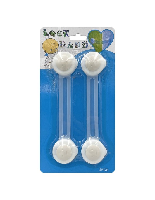 Προστατευτικά Ανοίγματος Ντουλαπιών Διαφανή 2τεμ Homie 101758