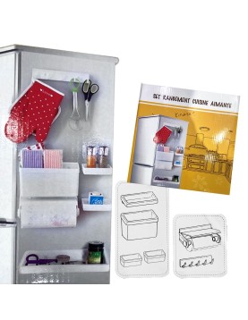 Σετ Οργάνωσης με Μαγνητικά Ράφια Κουτί=26x26x9cm Homie 101890