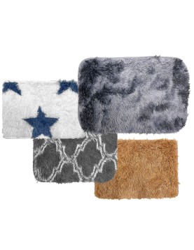 Χαλάκι Μπάνιου Μοκέτα Μαλλιαρή 60x40cm Homie 1011003