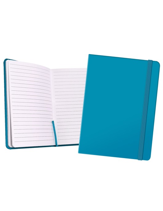 Σημειωματάριο με PU Εξώφυλλο Γαλάζιο 18x12,5cm JustNote 104370