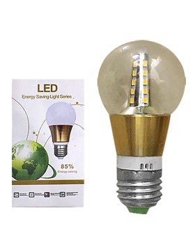 Λάμπα smd led Διαφανής Γλόμπος e27 5w 230v Θερμός Φωτισμός 180o Homie 108429