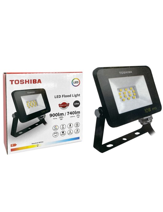 Προβολέας Στεγανός led Toshiba Ip65 10w 4000k Toshiba