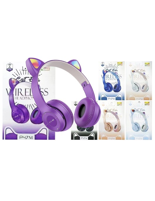 Ακουστικά Bluetooth & led με Αυτάκια Homie 108484