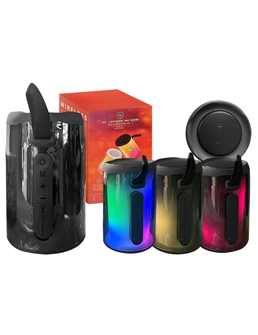 Ηχείο Bluetooth Αλλάζει Χρώματα 12,5x8cm Homie 108489