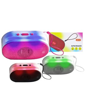 Ηχείο Bluetooth Οβάλ με φως 14,5x8x4,5cm Homie 108502