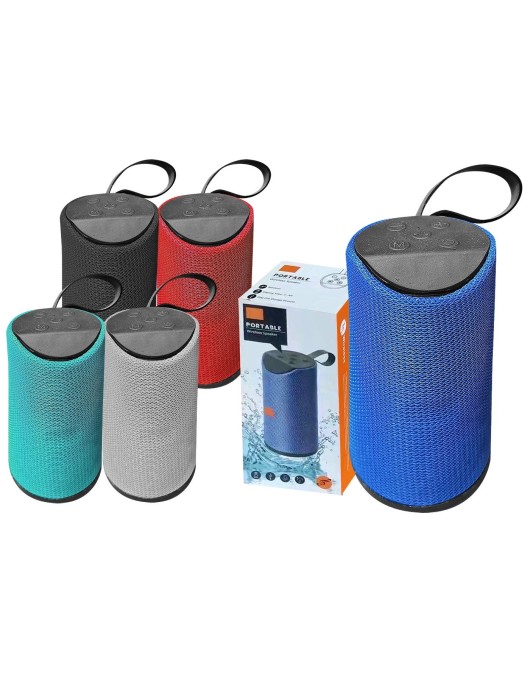 Ηχείο Bluetooth Κυλινδρικό με Strap 16x7,5cm Homie 108514