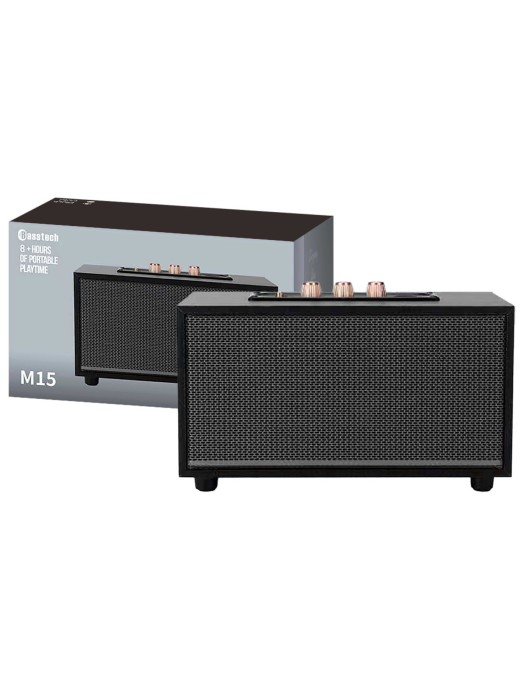 Ηχείο Bluetooth Ξύλινο Vintage Homie 108526