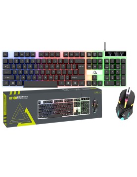 Πληκτρολόγιο &amp; Ποντίκι σετ Ενσύρματα RGB JustNote 10957