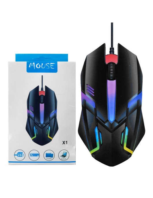 Ποντίκι Gaming Ενσύρματο RGB JustNote 10972