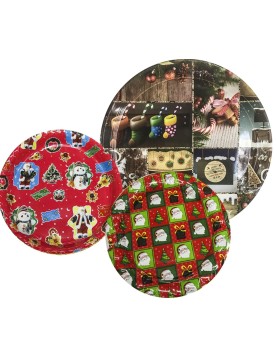 Δίσκος Στρογγυλός Χριστουγεννιάτικος ø31cm Xmasfest 1131214