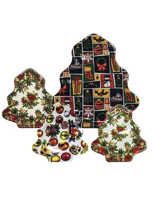 Δίσκος Χριστουγεννιάτικος Δέντρο 32x31cm Xmasfest 1131217