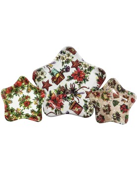 Δίσκος Χριστουγεννιάτικος Αστέρι 32cm Xmasfest 1131288