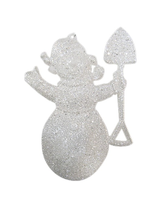 Στολίδι Χιονάνθρωπος σετ=2τεμ 11x8cm Xmasfest 1131587