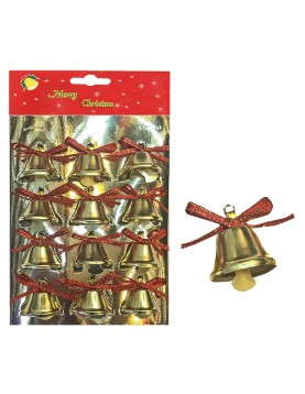 Καμπάνες Μεταλλικές πακ=12τεμ 3x3cm Xmasfest 1131662
