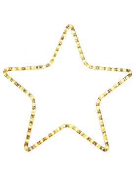 Φωτοσωλήνας Αστέρι Λευκό 1m Φωτοσωλήνας 30x30cm Xmasfest 1131787