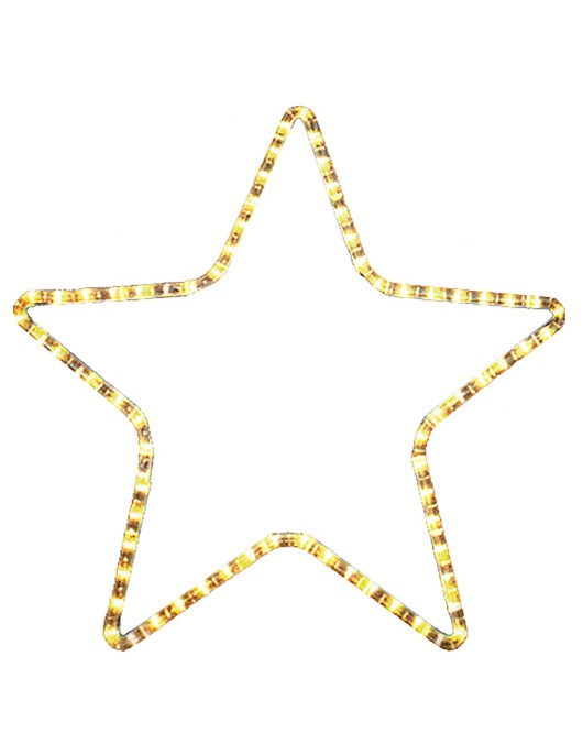 Φωτοσωλήνας Αστέρι Λευκό 1m Φωτοσωλήνας 30x30cm Xmasfest 1131787