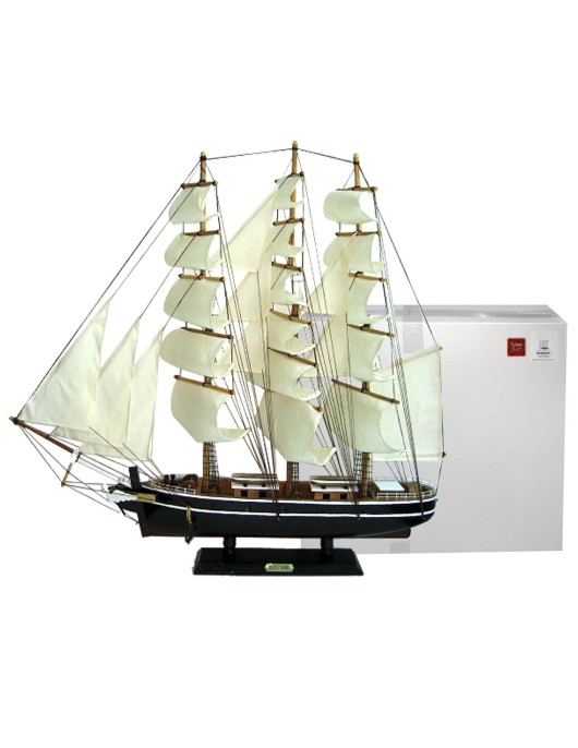 Καράβι Ξύλινο Μεγάλο 72x68x12cm Xmasfest 1131896