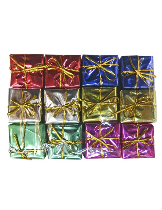 Δωράκια Κρεμαστά πακ=12τεμ 3cm Xmasfest 1132113