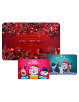 Χαλάκι Εξώπορτας Xmas Βαρύ 58x38cm Xmasfest 1132447