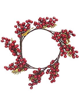 Στεφάνι με γκι φ45 45cm Xmasfest 1132570