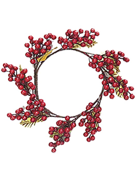 Στεφάνι με γκι φ45 45cm Xmasfest 1132570