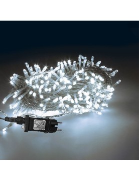 240 Λαμπάκια LED Λευκό Ψυχρό σε Σειρά με Προγράμματα IP44 15m Xmasfest 1132592