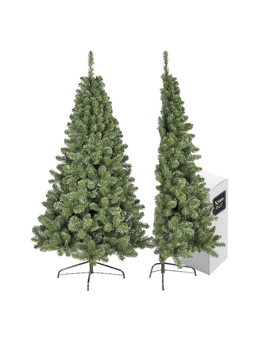 Δέντρο Τοίχου Μισό με Μεταλλική Βάση 180cm Xmasfest 1132599