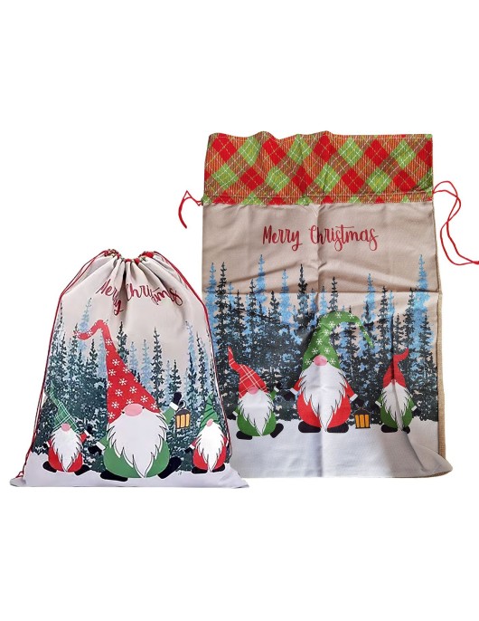 Σάκος Χριστουγέννων με Φιγούρα 70x49cm Xmasfest 1132934