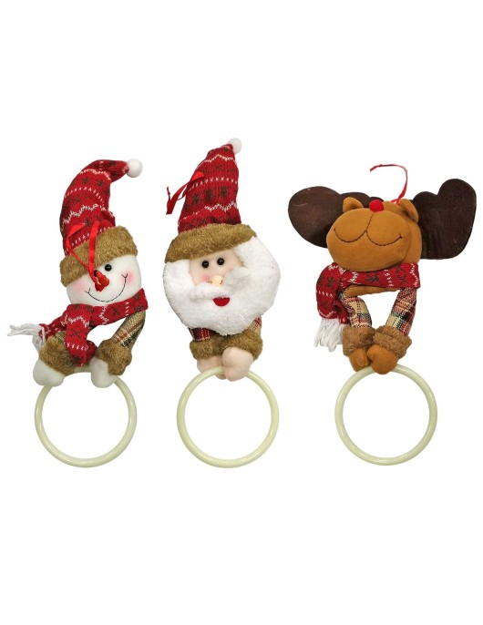 Κρεμάστρα Πετσέτας Xmas Φιγούρα 44x13cm Xmasfest 1132943