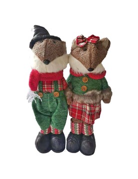 Αλεπού Χριστουγεννιάτικη Όρθια 48x20cm Xmasfest 1132983