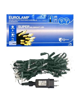 80 led Λευκά Εσωτερικού Χώρου μη Επεκτεινόμενα Σταθερά ΣΥΝΟΛΙΚΟ ΜΗΚΟΣ=1685cm Xmasfest 1133137