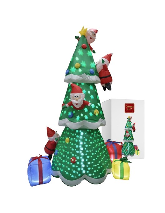 Δέντρο Γίγας Φουσκώνει-Ηλεκτρικό με Προτζέκτορα Ip44 2,4m Xmasfest 1133147