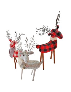 Τάρανδος Πάνινος 40x15cm Xmasfest 1133272