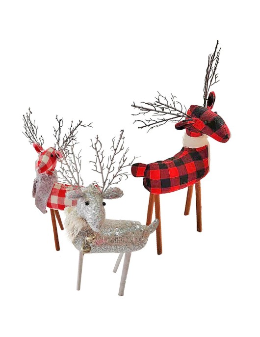 Τάρανδος Πάνινος 40x15cm Xmasfest 1133272