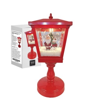 Φανάρι Vintage με Χιόνι και 4 Λειτουργίες 32x13x13cm Xmasfest 1133330