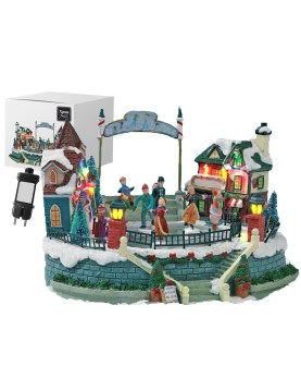 Παράσταση Xmas Παγοδρόμιο-Χωριό 26,5x25x18,5cm Xmasfest 1133479