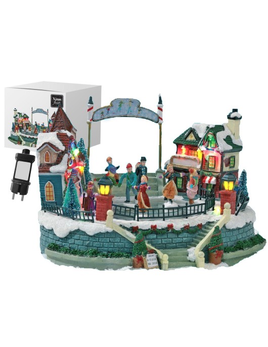 Παράσταση Xmas Παγοδρόμιο-Χωριό 26,5x25x18,5cm Xmasfest 1133479