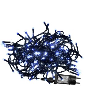 510 Λαμπάκια LED Λευκό Ψυχρό σε Σειρά με Προγράμματα IP44 28,5m Xmasfest 1133494