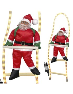 Άγιος σε Σκάλα Φωτοσωλήνα 36 LED 1,5m Λευκό Θερμό Σταθερού Φωτισμού IP44 Άγιος: 38cm. Φ11mm 1,5m Φωτοσωλήνας (+3m Extra Καλώδιο) Xmasfest 1133527