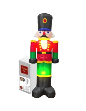 Καρυοθραύστης 1,8m με φως Φουσκώνει-Ηλεκτρικός Ip44 Xmasfest 1133532