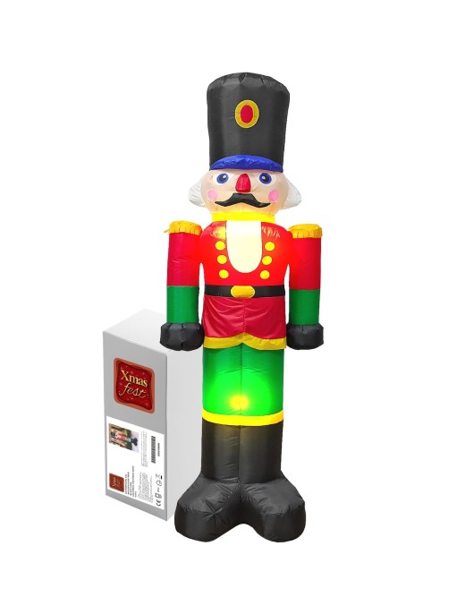 Καρυοθραύστης 1,8m με φως Φουσκώνει-Ηλεκτρικός Ip44 Xmasfest 1133532