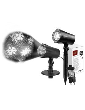 Προτζέκτορας 4 led Χιονοθύελλα Ip44 Καλύπτει Επιφάνεια 40+ m2 Xmasfest 1133535