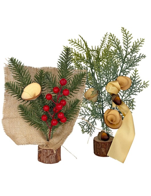 Δεντράκι σε Κορμό 28cm Xmasfest 1133652