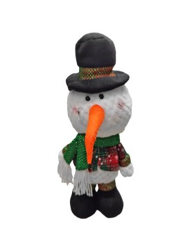 Χιονάνθρωπος Όρθιος Μεγάλο Κεφάλι 43x16cm Xmasfest 1133724