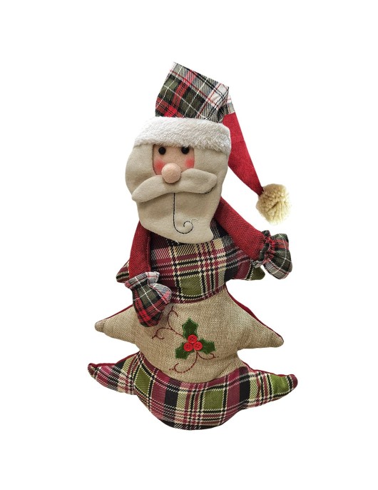 Άγιος Πάνινος Δέντρο Καρώ 65x30cm Xmasfest 1133729