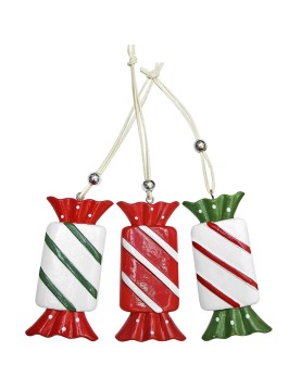 Στολίδι Polyresin Καραμελίτσα 8cm Xmasfest 1133751