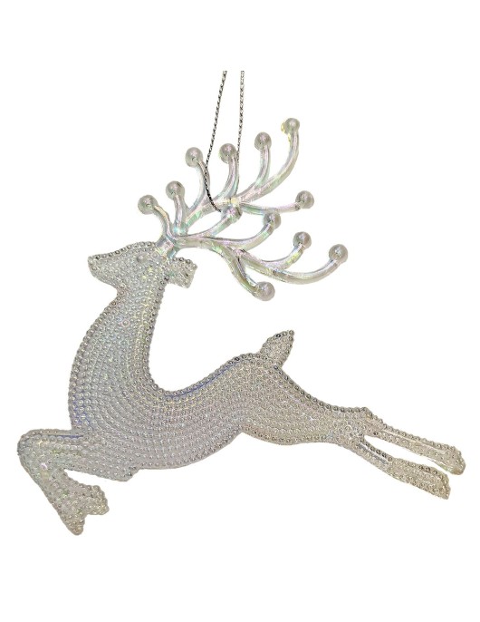 Στολίδι Ακρυλικό Τάρανδος 14x13cm Xmasfest 1133777